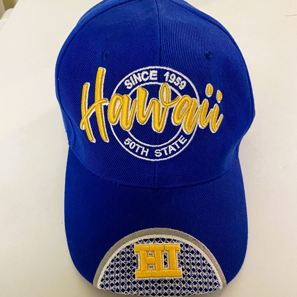 Hawaii Baseball Hat Cap 50th State Since 1959 Strapback Embroidered Island Crew